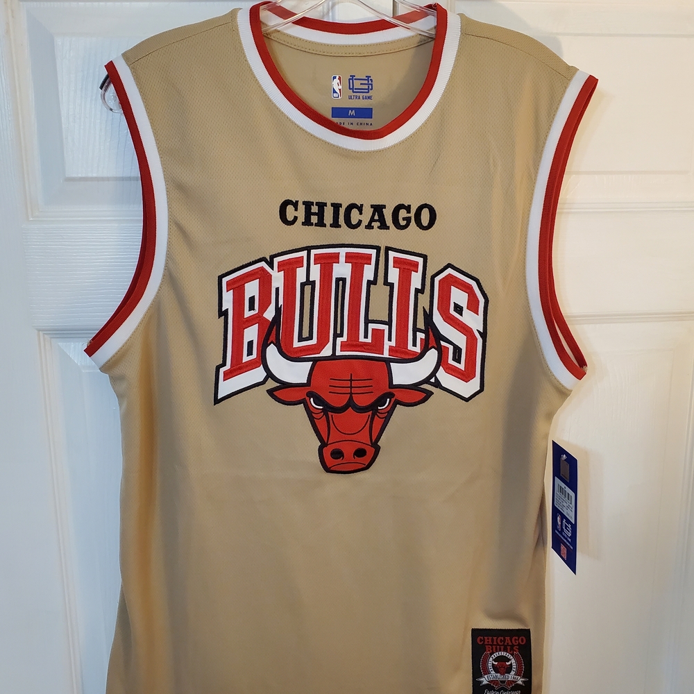 Chicago Bulls Tan Jersey
